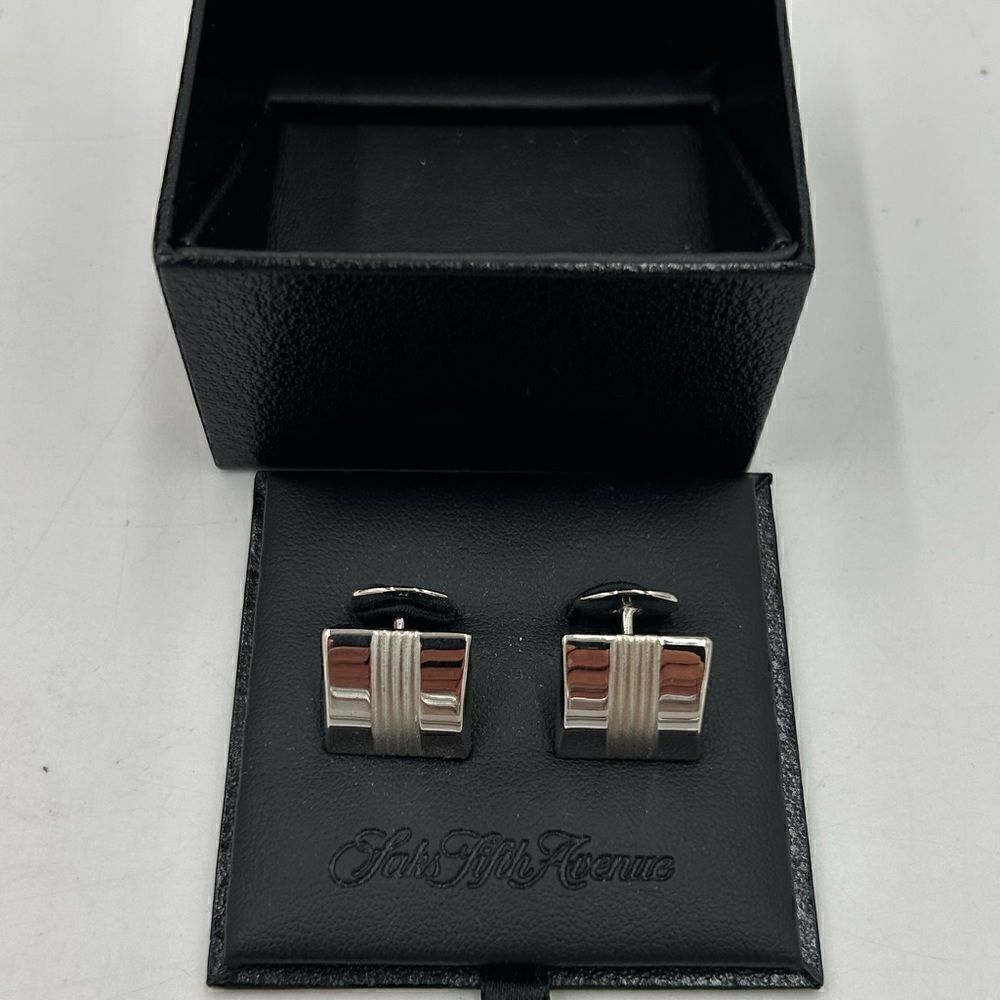 Men’s SFA  brand, sterling, silver premium cufflinks
